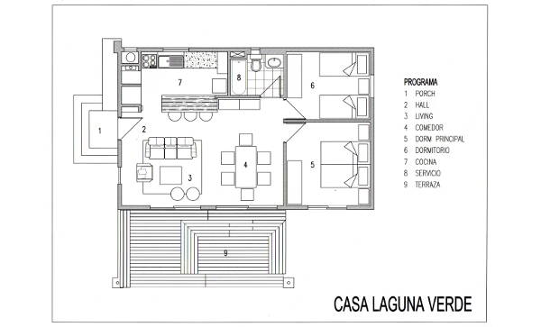 proyecto arquitectura Viviendas - Casa Laguna Verde 10